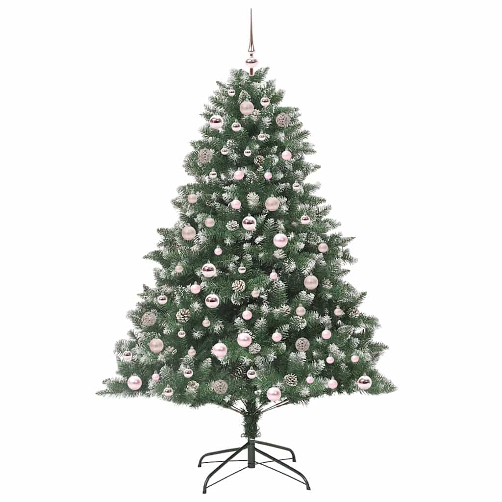 Dirbtinė Kalėdų eglutė EVERGREEN MOON, su 300 LED Žalia 126 x 126 x 180 cm.