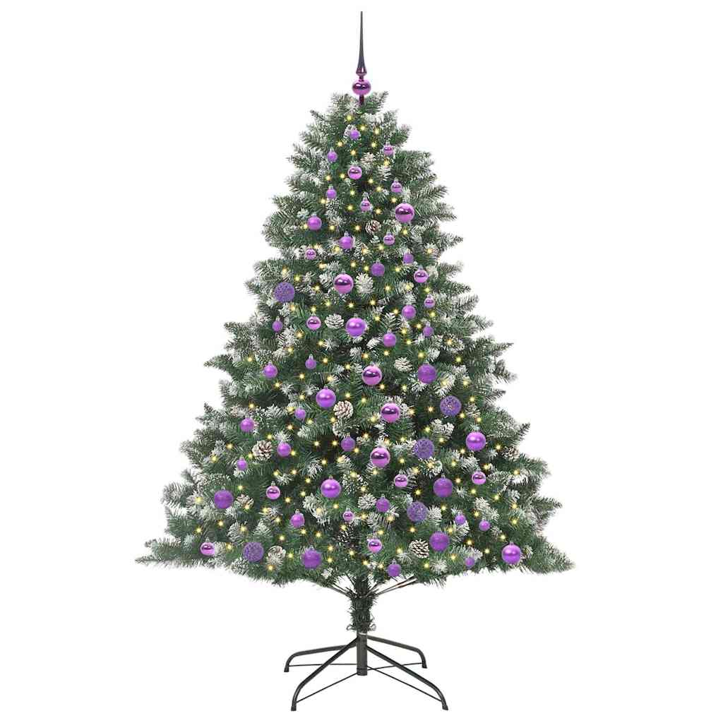 Dirbtinė Kalėdų eglutė EVERGREEN MOON, su 300 LED Žalia 126 x 126 x 180 cm.