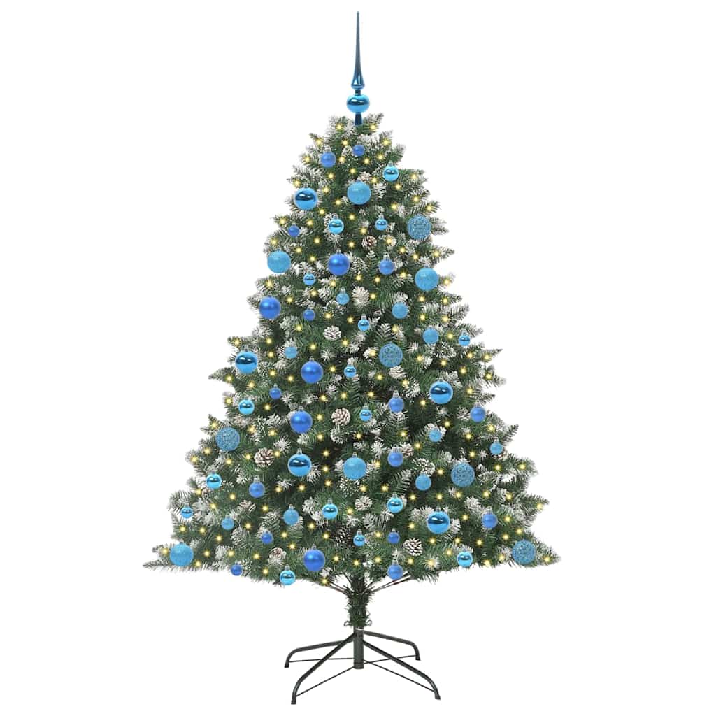 Dirbtinė Kalėdų eglutė EVERGREEN MOON, su 300 LED Žalia 126 x 126 x 180 cm.