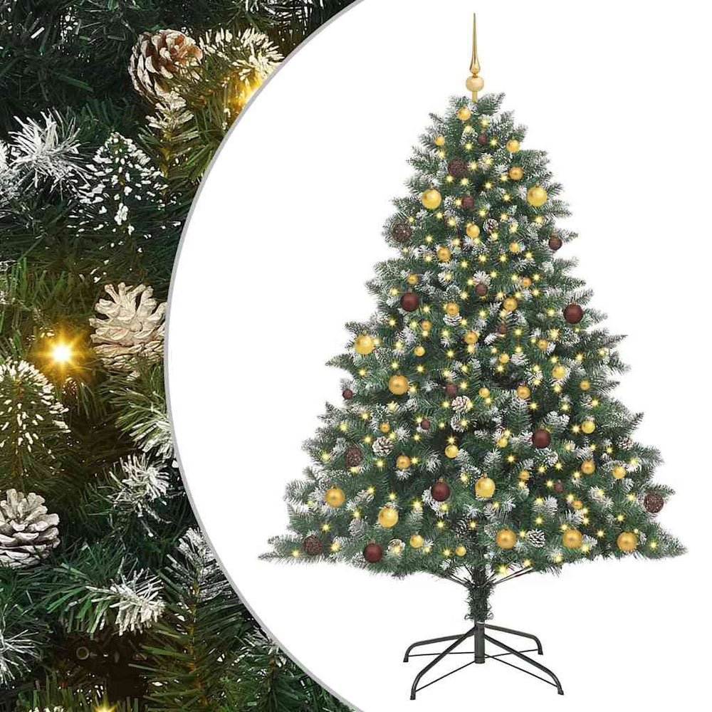 Dirbtinė Kalėdų eglutė Žalia 210 cm PVC, plastikas ir plienas