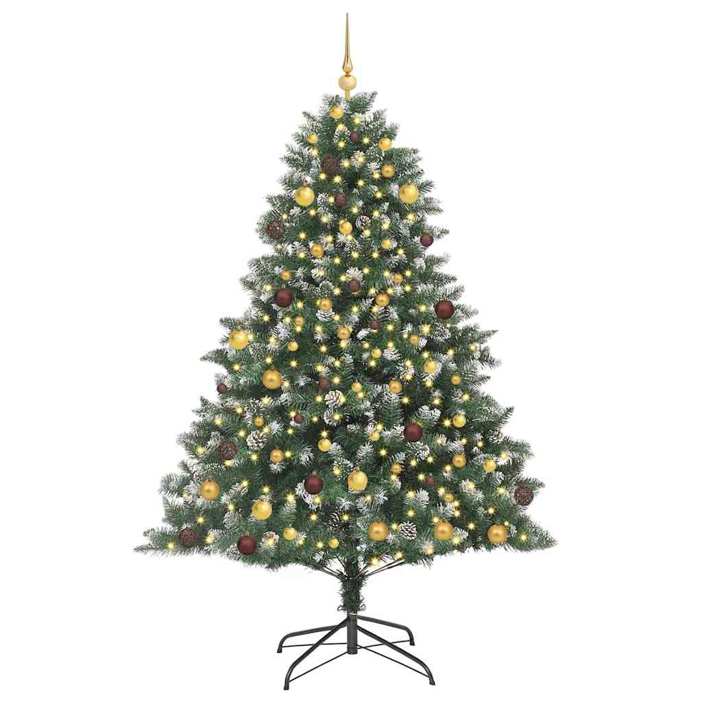 Dirbtinė Kalėdų eglutė Žalia 210 cm PVC, plastikas ir plienas
