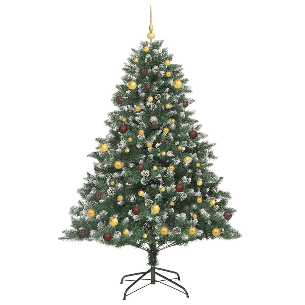 Dirbtinė Kalėdų eglutė Žalia 210 cm PVC, plastikas ir plienas