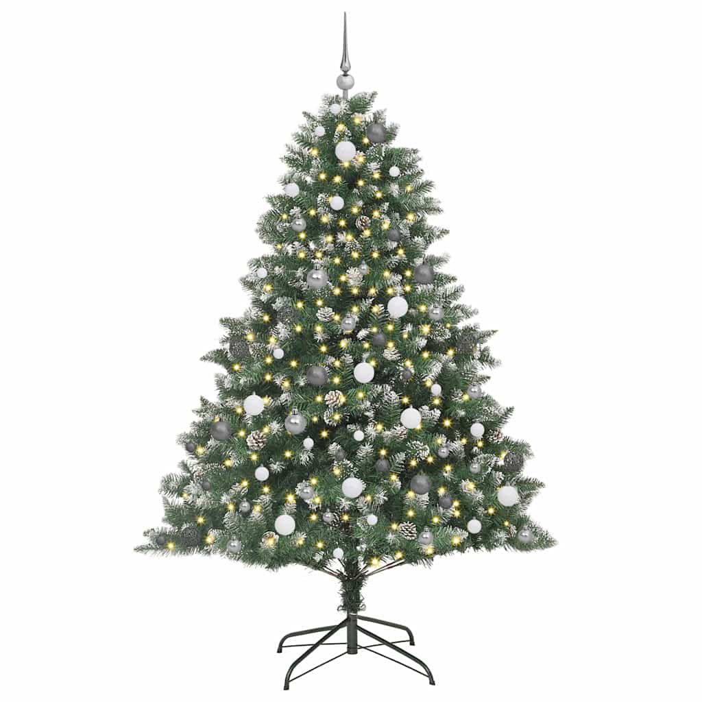 Dirbtinė Kalėdų eglutė Žalia 210 cm PVC, plastikas ir plienas