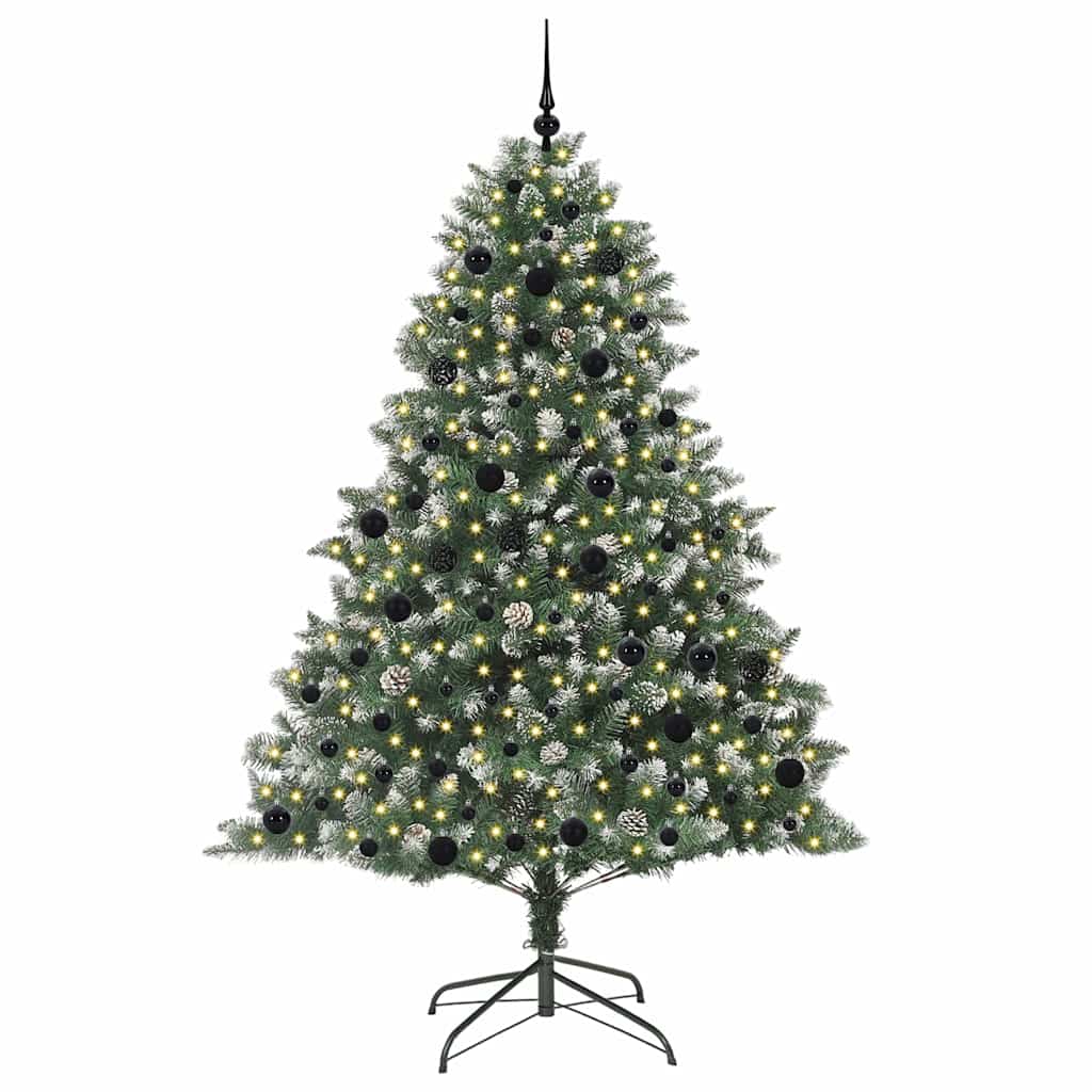 Dirbtinė Kalėdų eglutė Žalia 210 cm PVC, plastikas ir plienas