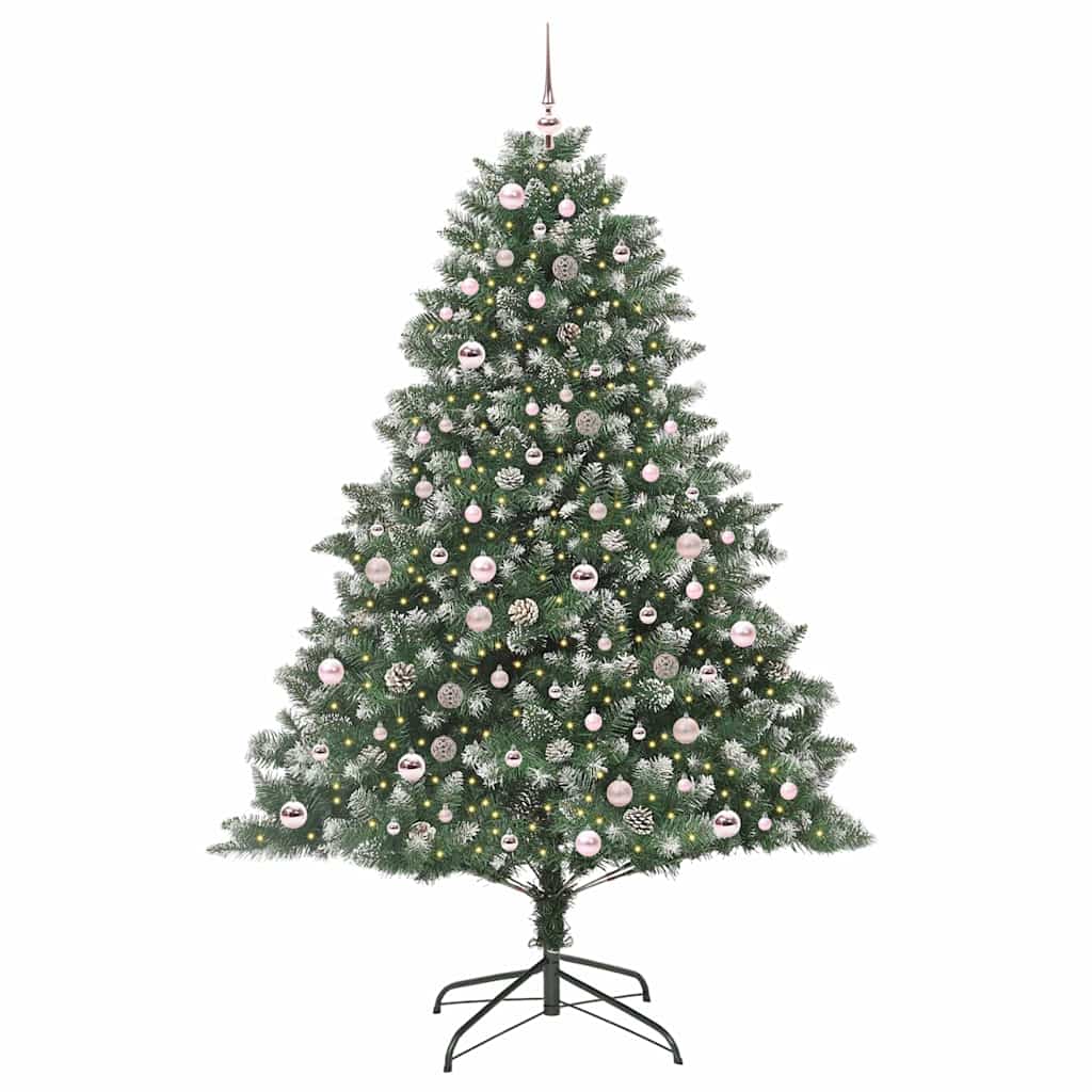 Dirbtinė Kalėdų eglutė Žalia 210 cm PVC, plastikas ir plienas