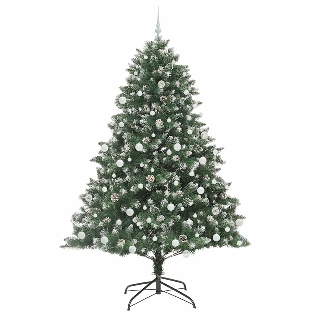 Dirbtinė Kalėdų eglutė Žalia 210 cm PVC, plastikas ir plienas