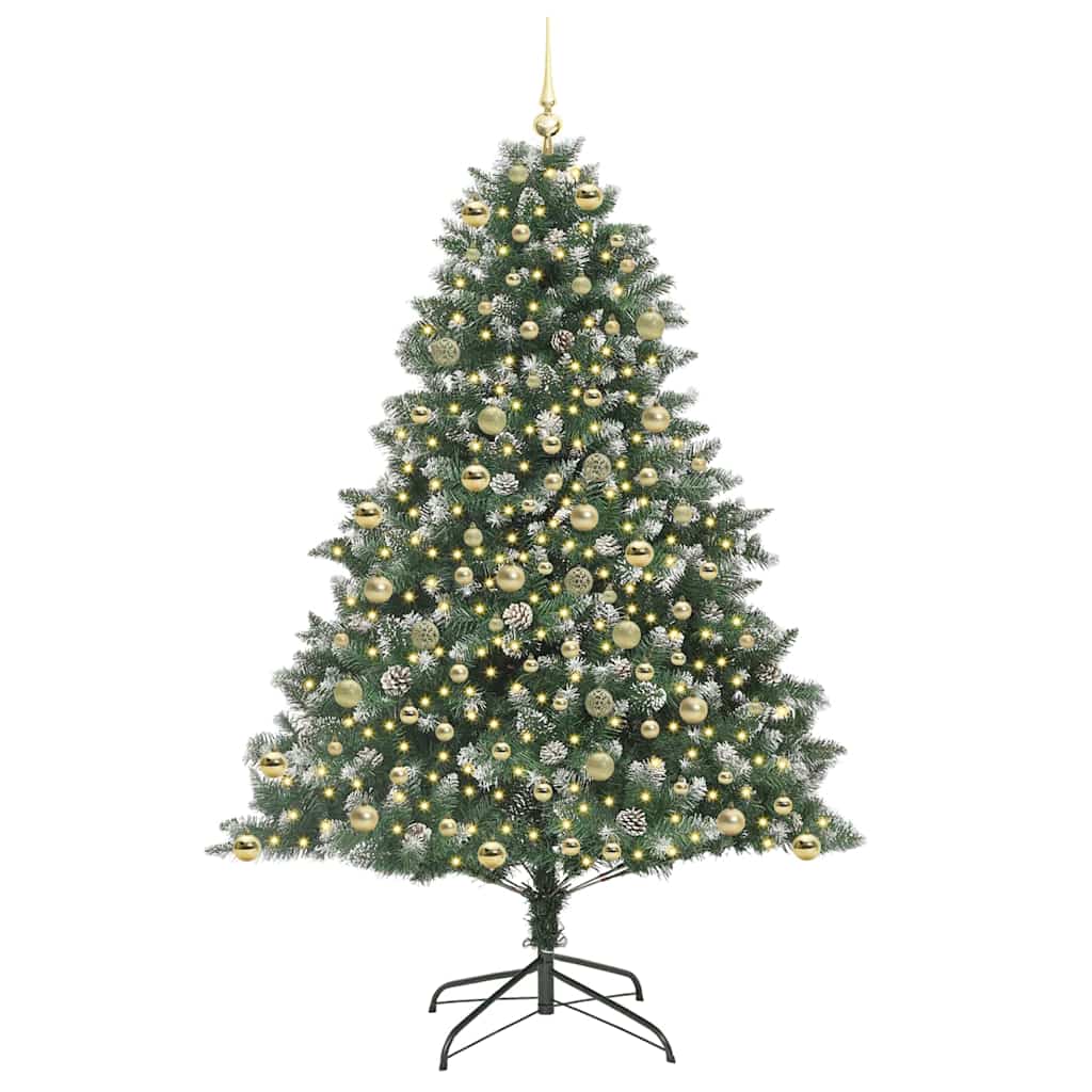 Dirbtinė Kalėdų eglutė Žalia 210 cm PVC, plastikas ir plienas