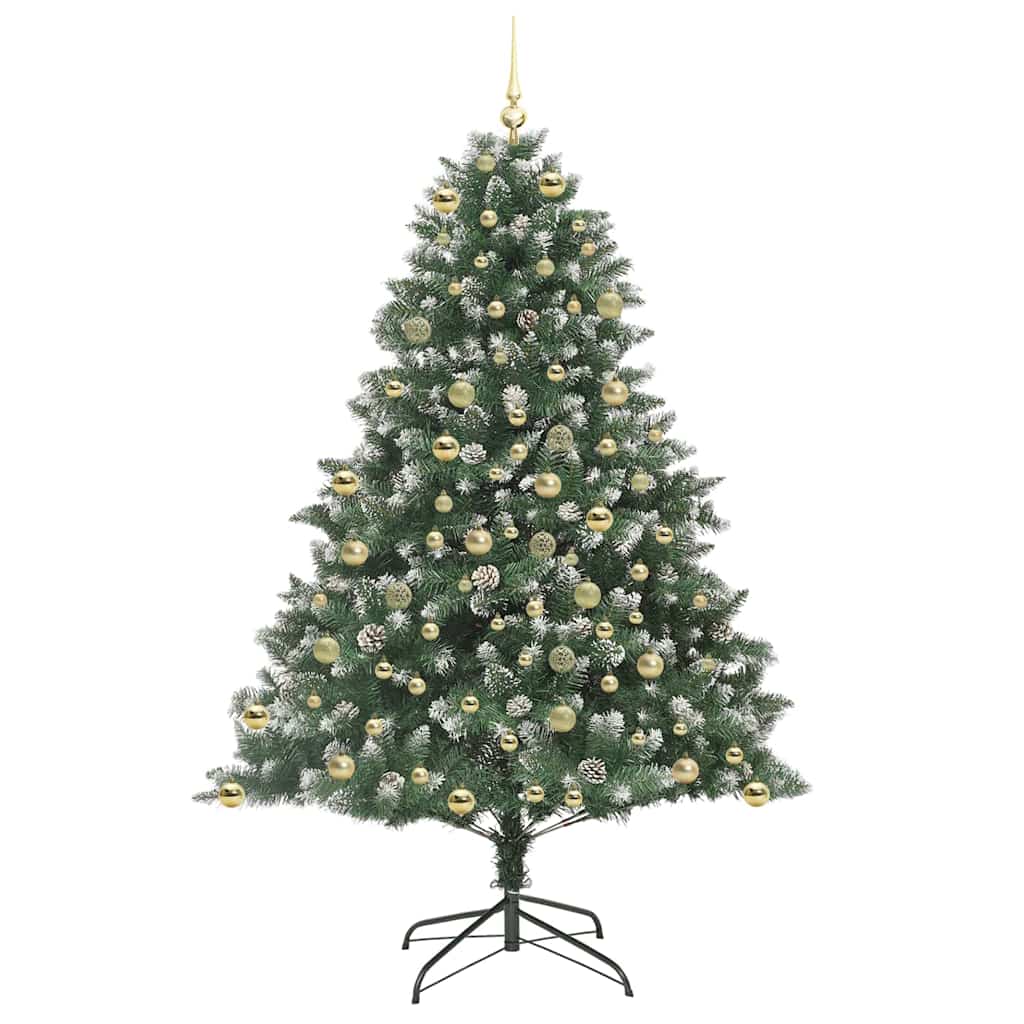 Dirbtinė Kalėdų eglutė Žalia 210 cm PVC, plastikas ir plienas