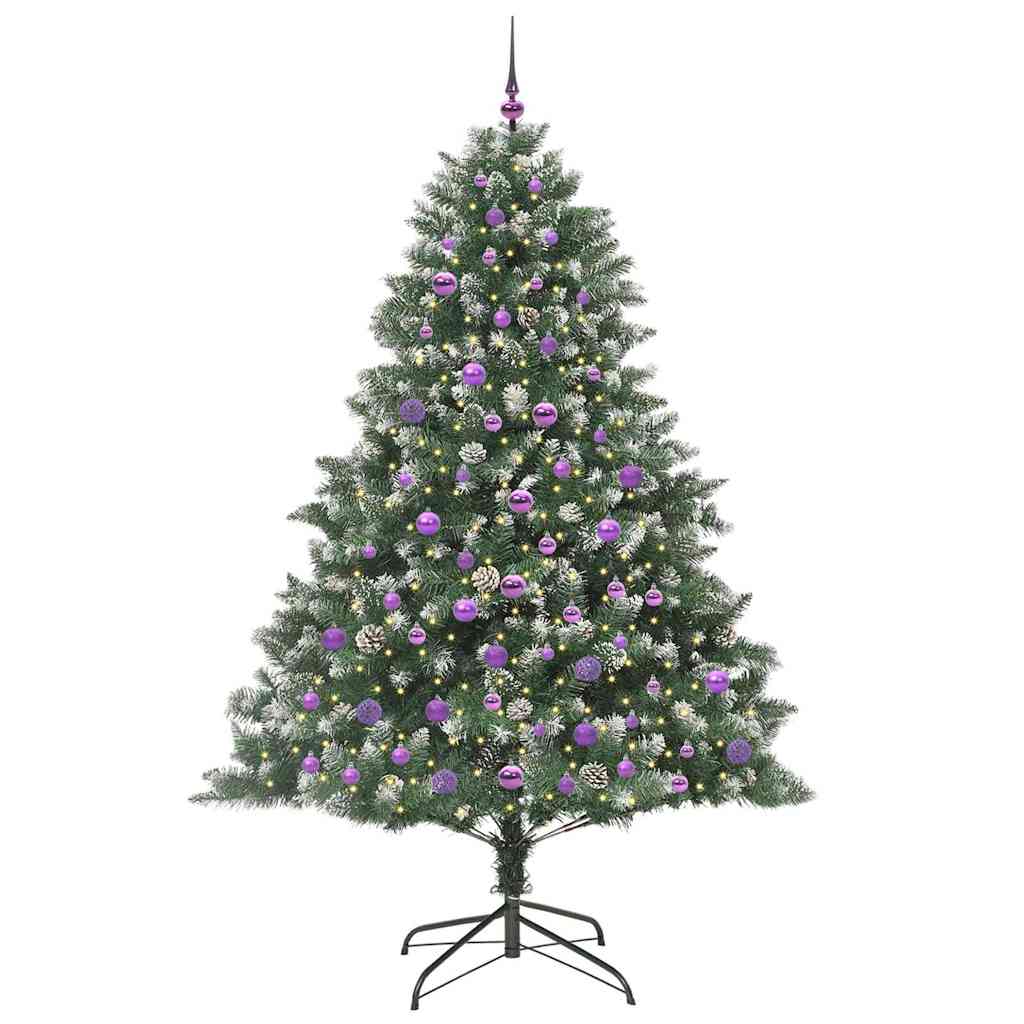 Dirbtinė Kalėdų eglutė Žalia 210 cm PVC, plastikas ir plienas