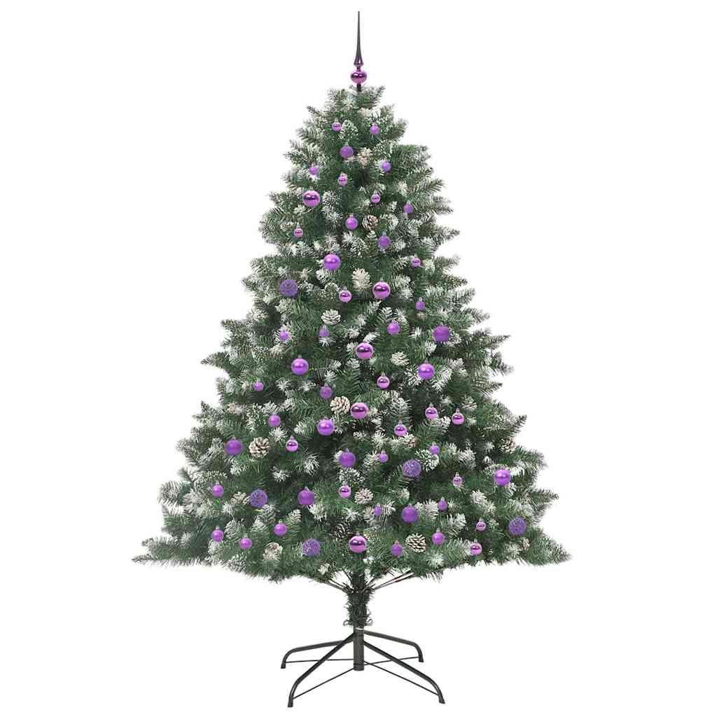 Dirbtinė Kalėdų eglutė Žalia 210 cm PVC, plastikas ir plienas