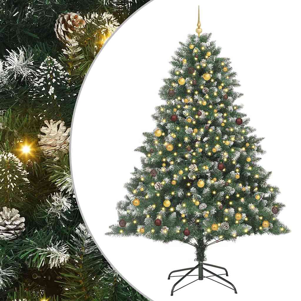 Dirbtinė Kalėdų eglutė Žalia 240 cm PVC, plastikas ir plienas