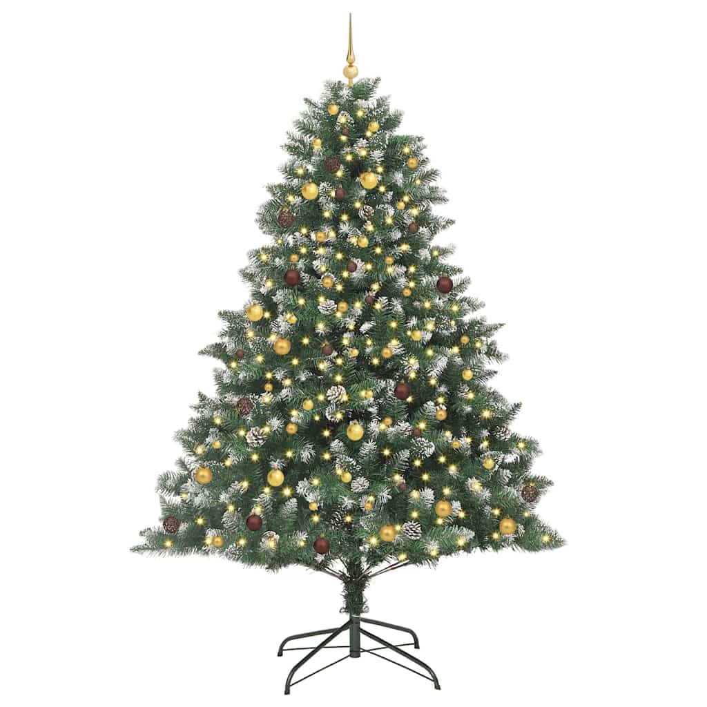 Dirbtinė Kalėdų eglutė Žalia 240 cm PVC, plastikas ir plienas