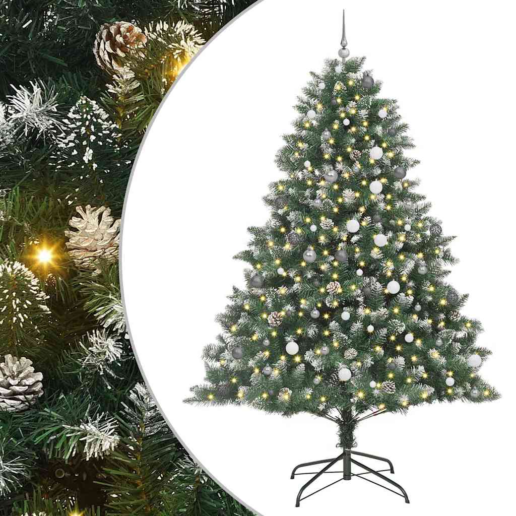 Dirbtinė Kalėdų eglutė Žalia 240 cm PVC, plastikas ir plienas