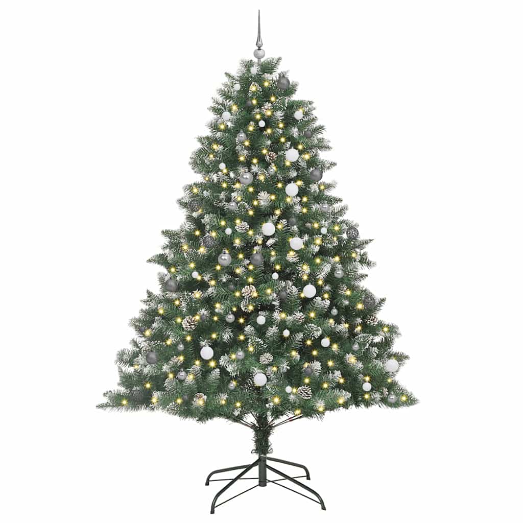 Dirbtinė Kalėdų eglutė Žalia 240 cm PVC, plastikas ir plienas