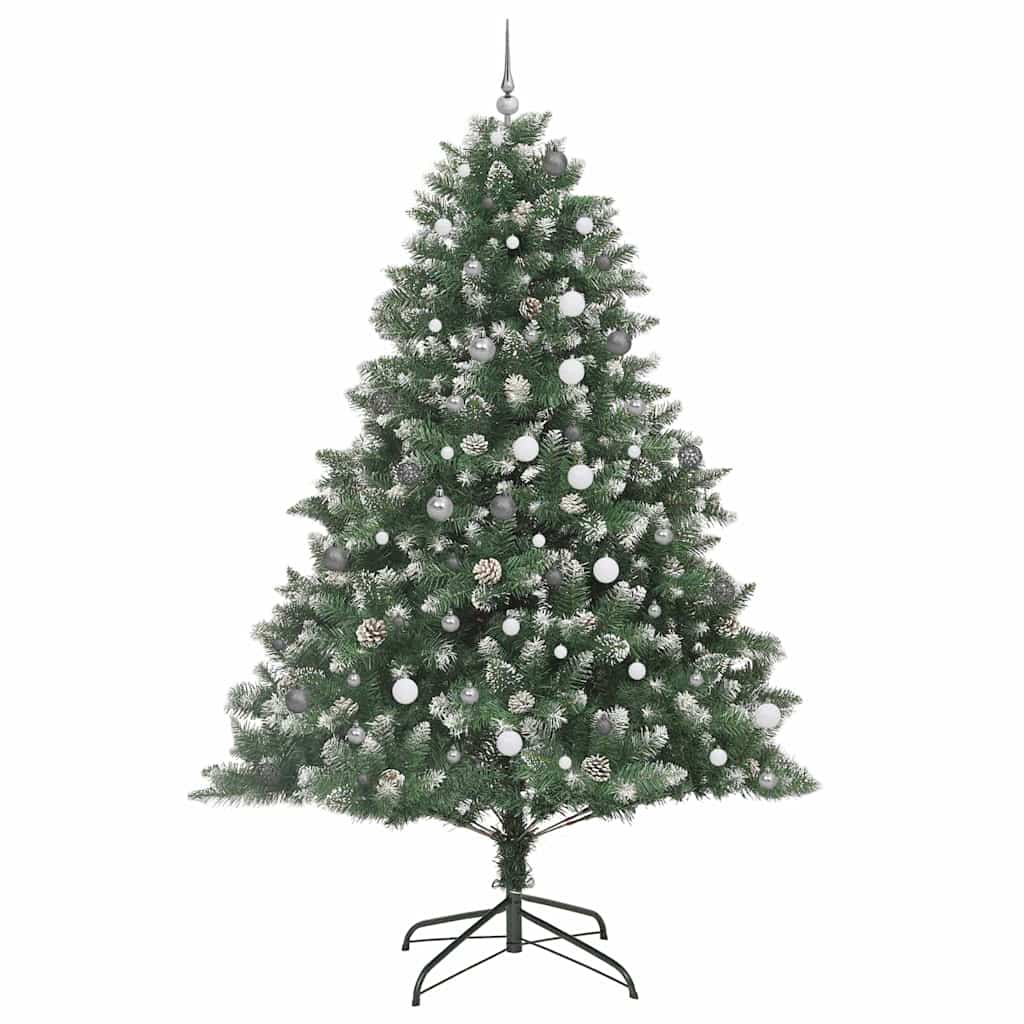 Dirbtinė Kalėdų eglutė Žalia 240 cm PVC, plastikas ir plienas
