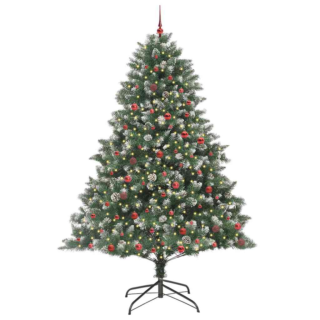 Dirbtinė Kalėdų eglutė Žalia 240 cm PVC, plastikas ir plienas