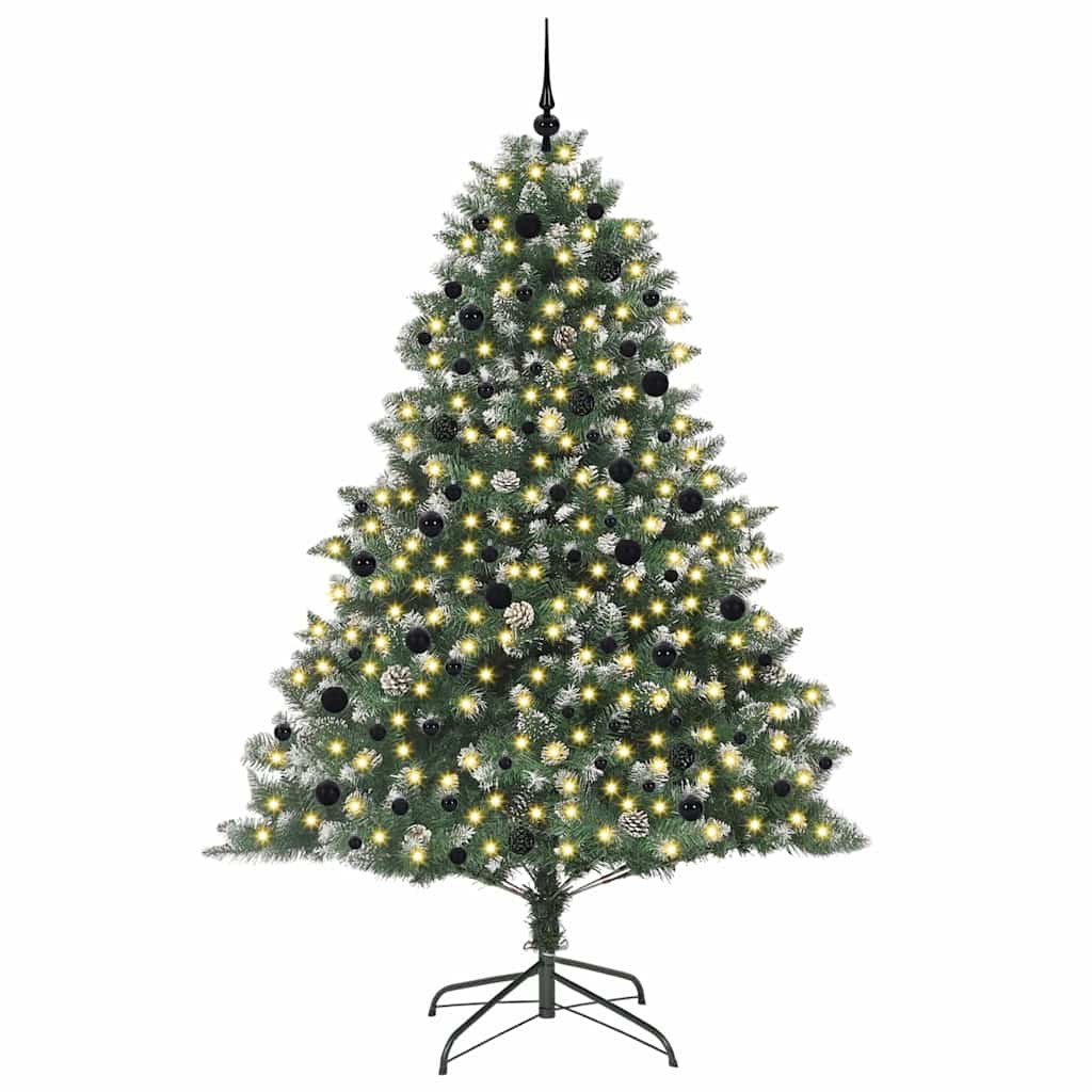 Dirbtinė Kalėdų eglutė Žalia 240 cm PVC, plastikas ir plienas