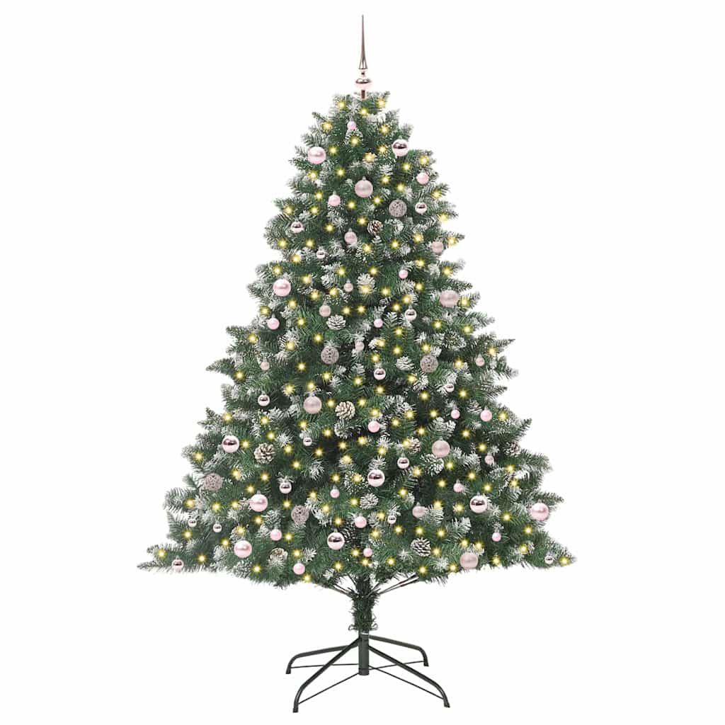 Dirbtinė Kalėdų eglutė Žalia 240 cm PVC, plastikas ir plienas