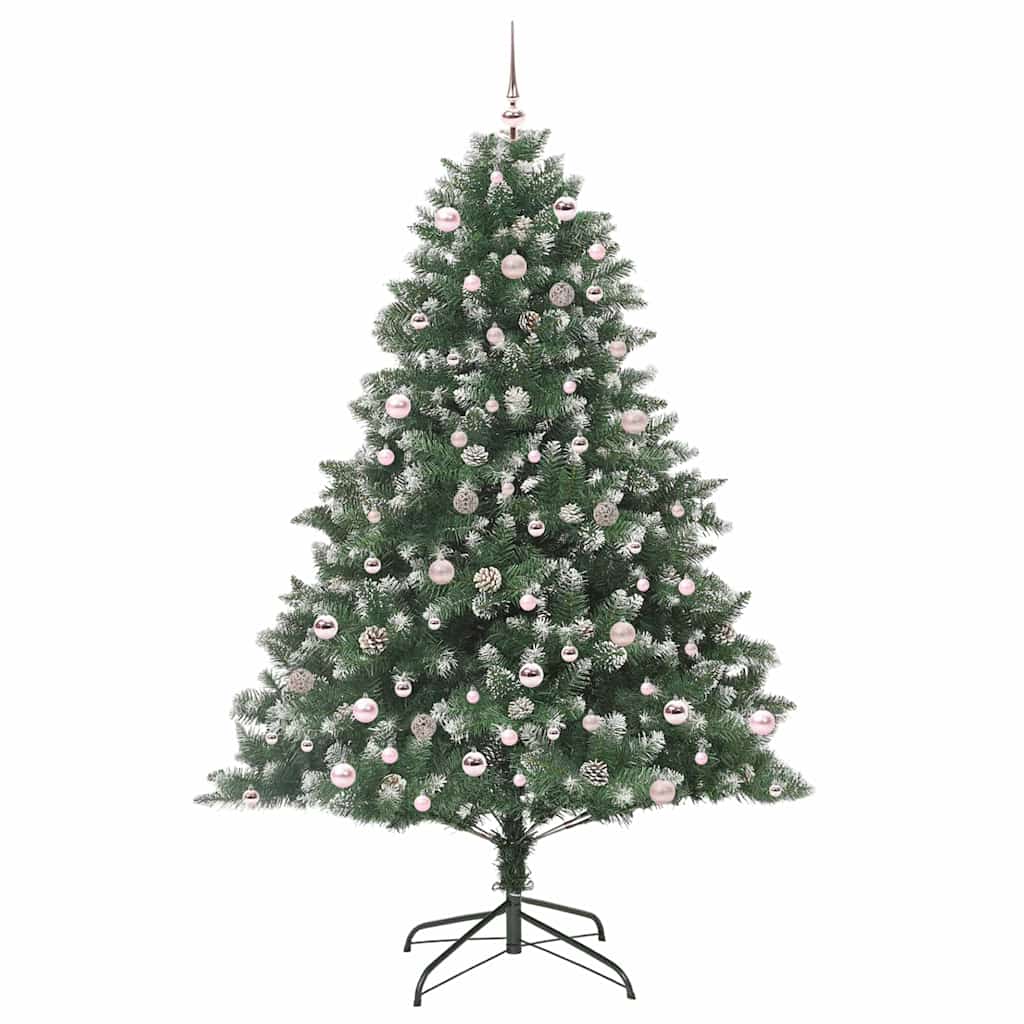 Dirbtinė Kalėdų eglutė Žalia 240 cm PVC, plastikas ir plienas
