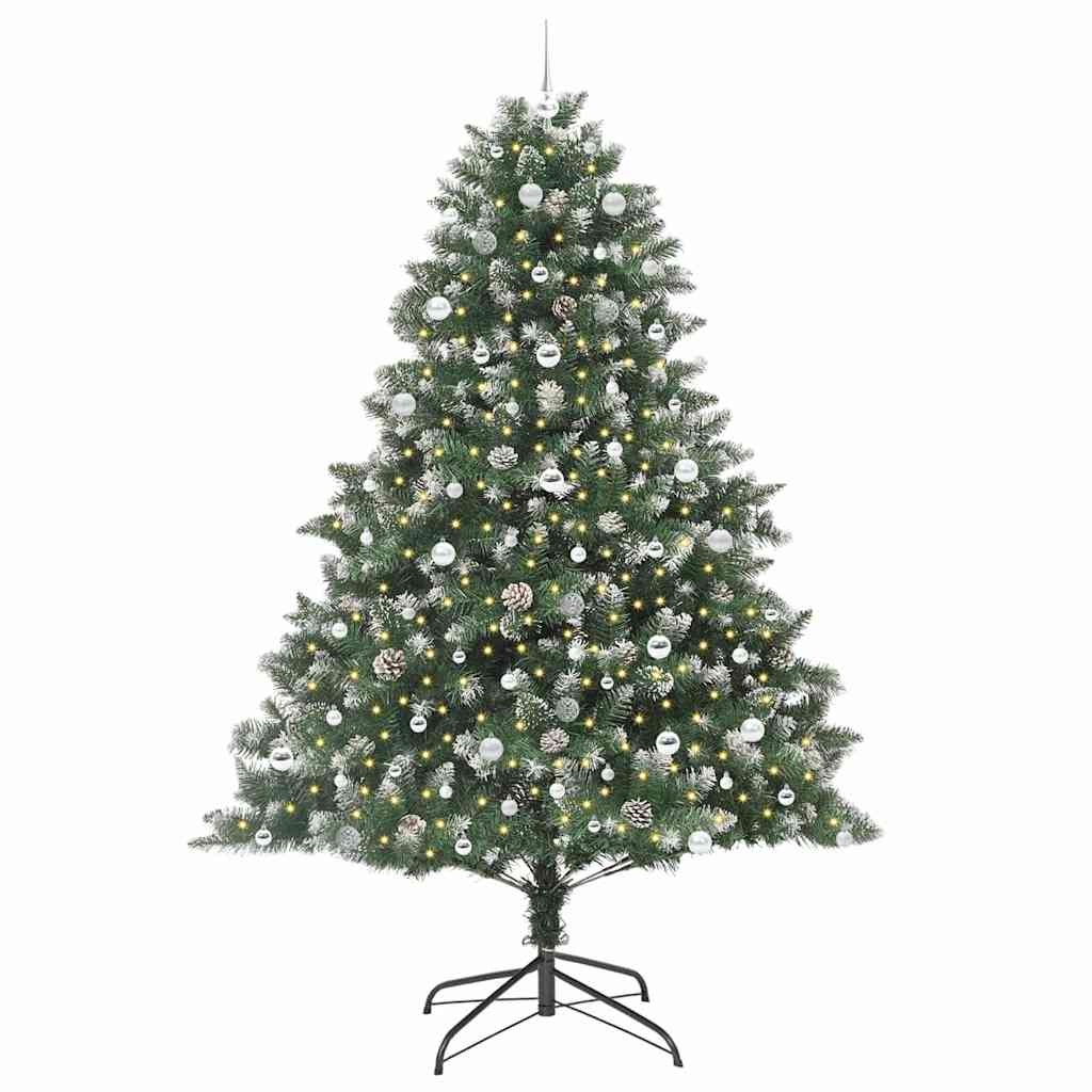 Dirbtinė Kalėdų eglutė Žalia 240 cm PVC, plastikas ir plienas