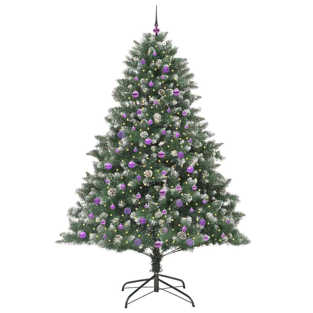 Dirbtinė Kalėdų eglutė Žalia 240 cm PVC, plastikas ir plienas
