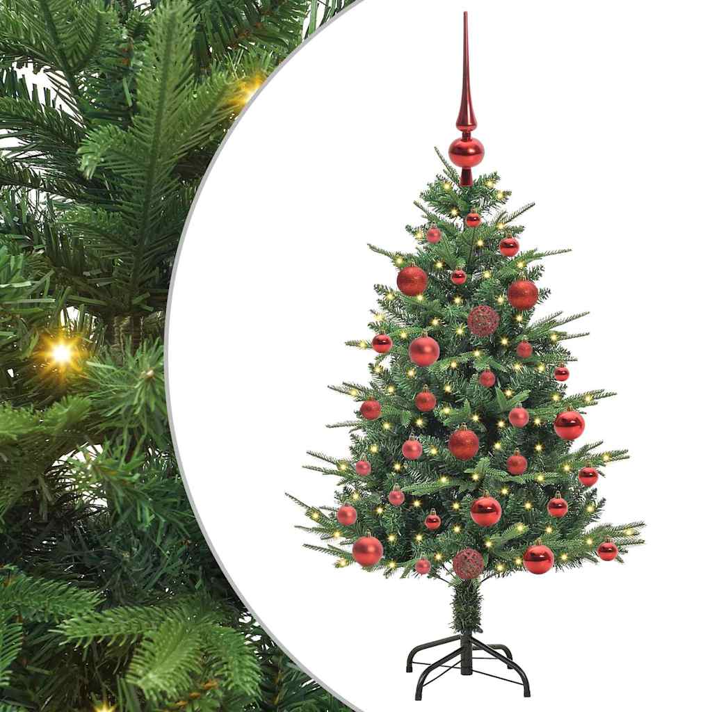 Dirbtinė Kalėdų eglutė 150 LED Šilta balta PVC ir PE Žalia