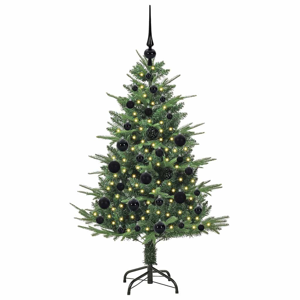 Dirbtinė Kalėdų eglutė 150 LED Šilta balta PVC ir PE Žalia