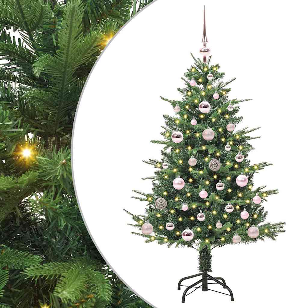 Dirbtinė Kalėdų eglutė 150 LED Šilta balta PVC ir PE Žalia