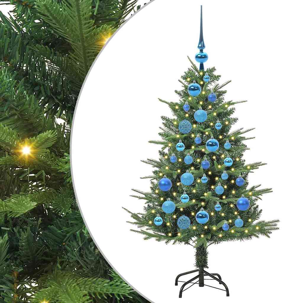 Dirbtinė Kalėdų eglutė 150 LED Šilta balta PVC ir PE Žalia