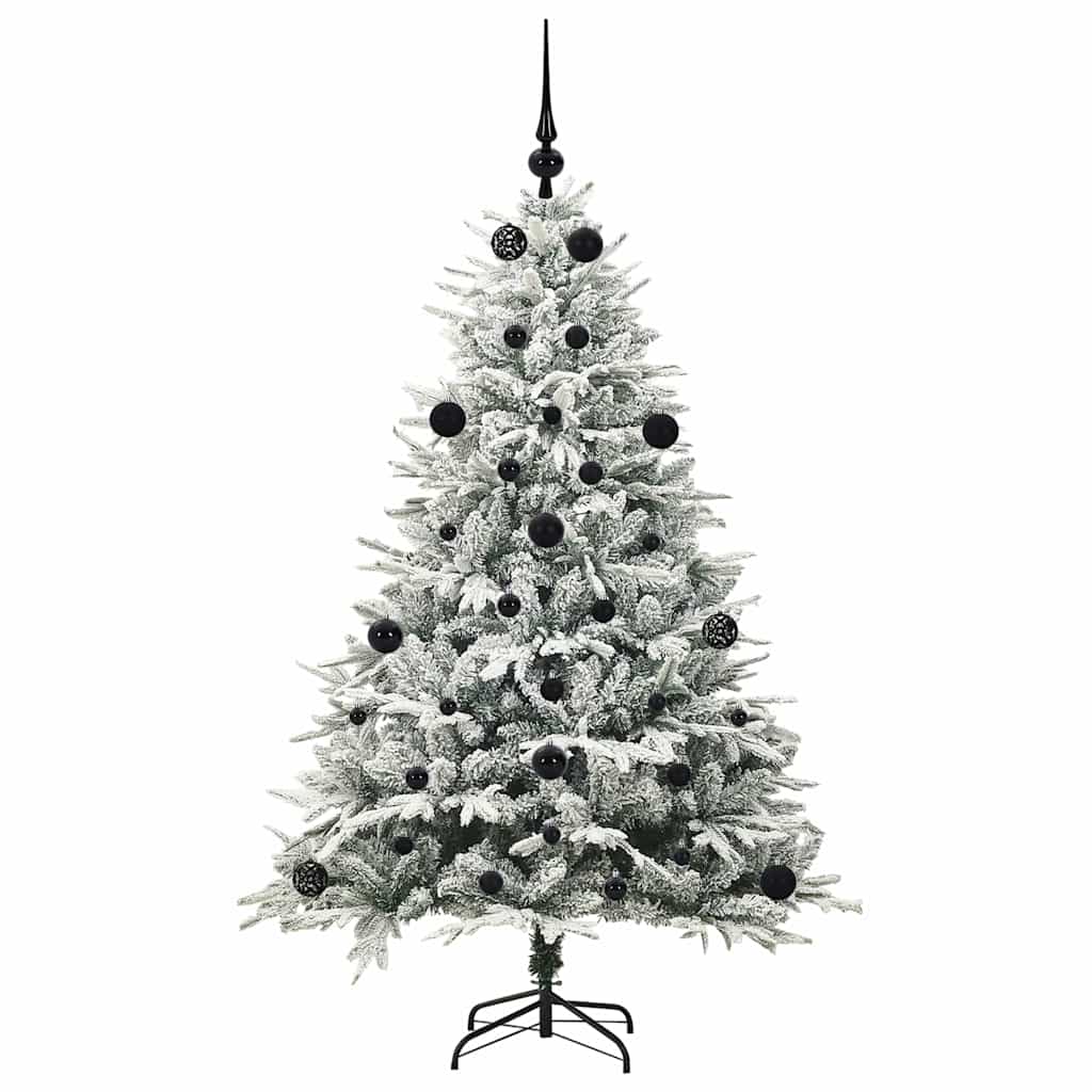 Artificial Pre-Lit Christmas Tree with Baubles Set