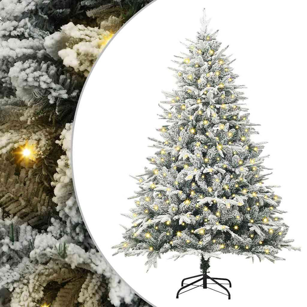 Artificial Pre-Lit Christmas Tree with Stand Green 180 cm