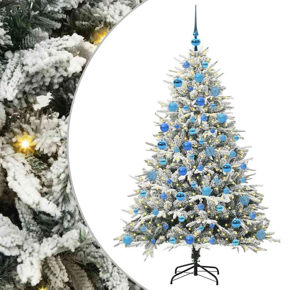 Artificial Christmas tree HOLLOW WINTER, with a bauble set