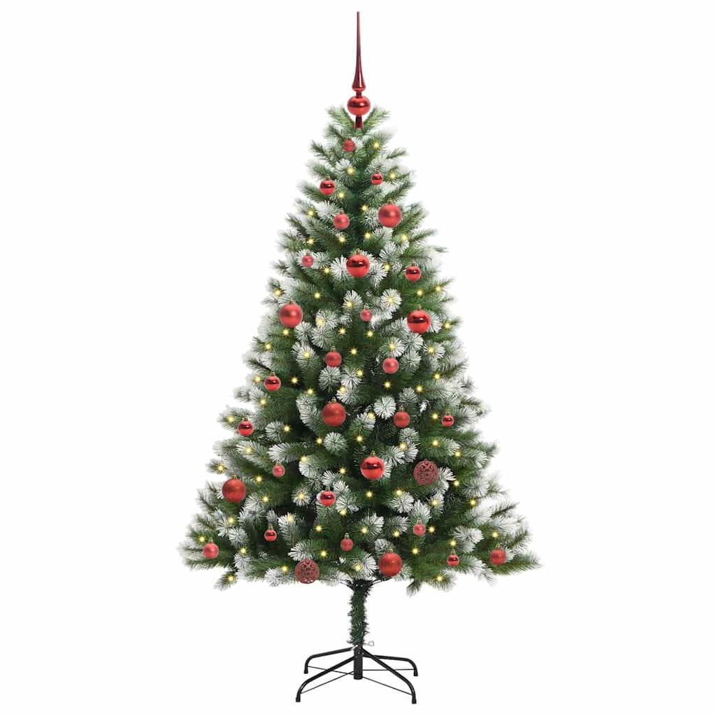 Artificial Flexible Christmas tree DREAM CRYSTAL, with snow-covered branches, 150 cm.