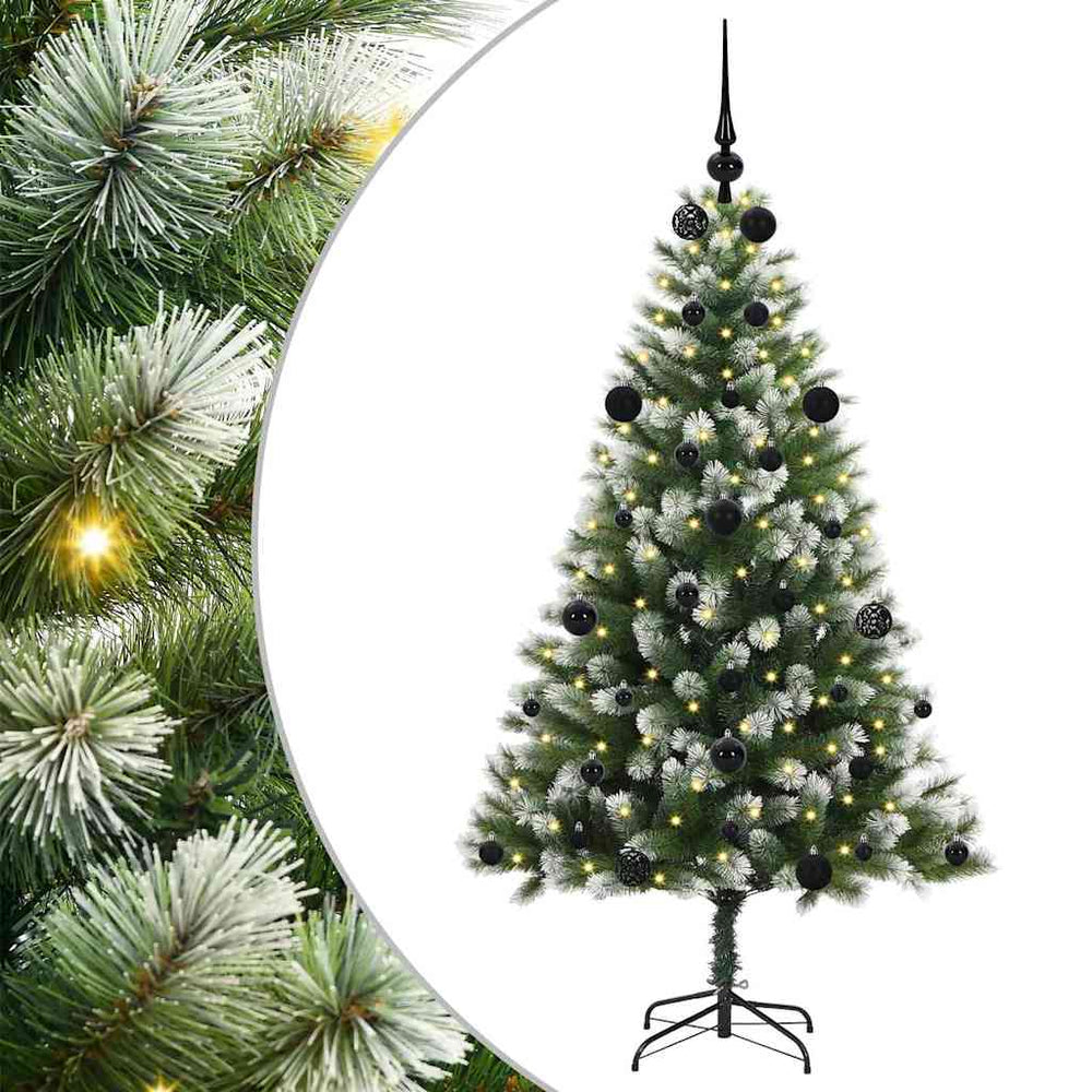 Dirbtinė Lankstus Kalėdų medis DREAM CRYSTAL, su paminkštintu sniegu 150 cm.