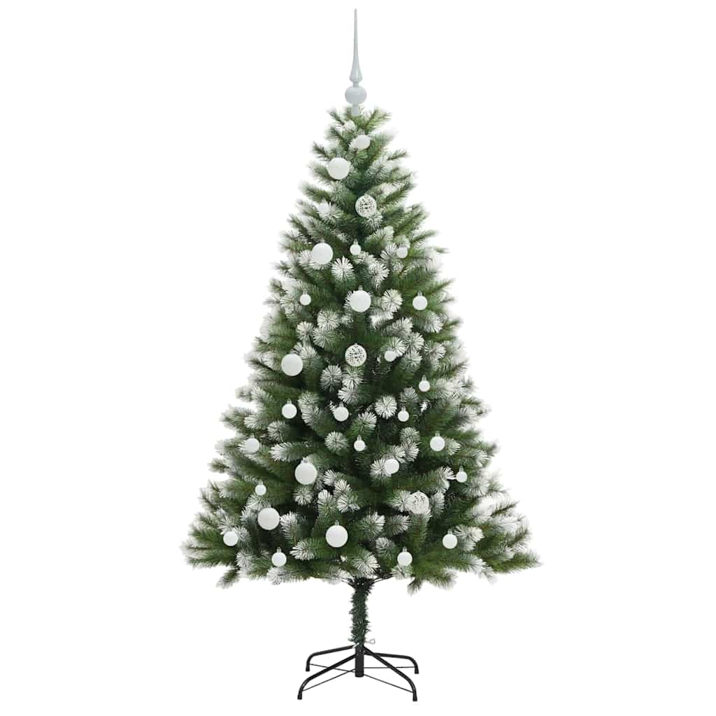 Mākslīgā elastīgā Ziemassvētku eglīte DREAM CRYSTAL, ar polsterētu sniegu 150 cm.