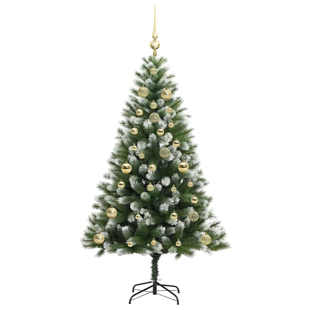Mākslīgā elastīgā Ziemassvētku eglīte DREAM CRYSTAL, ar polsterētu sniegu 150 cm.