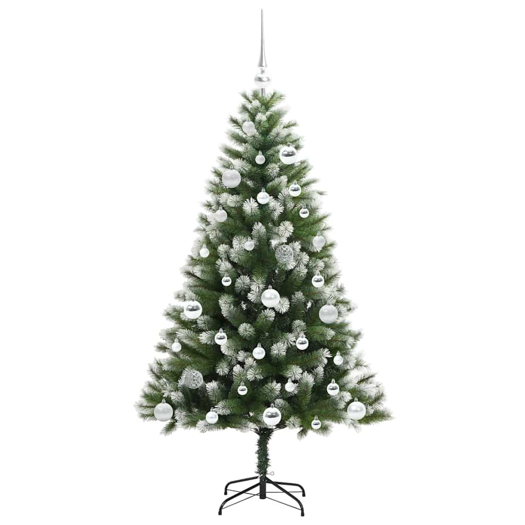 Dirbtinis Lankstus Kalėdų medis su paminkštintu sniegu 150 cm