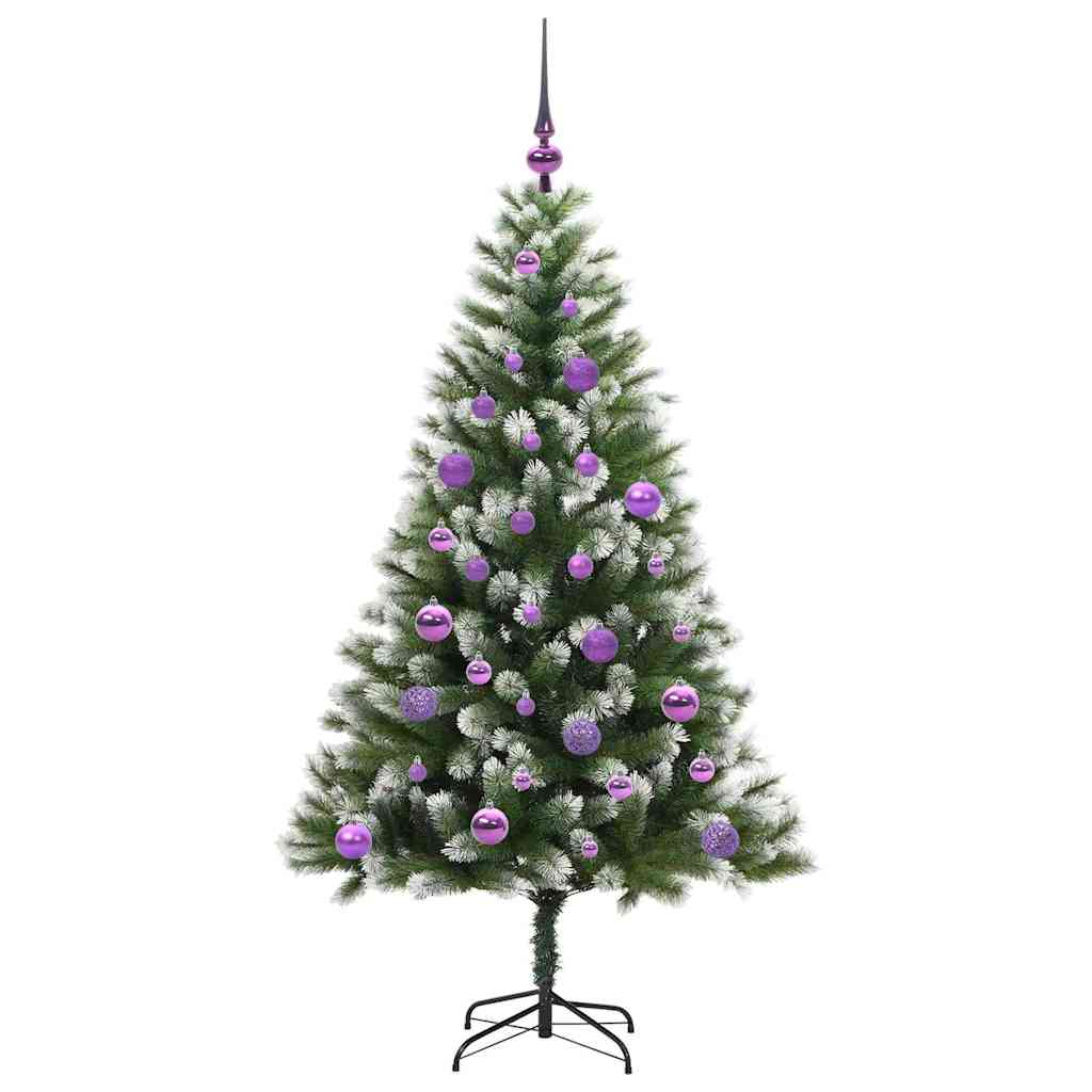 Mākslīgā elastīgā Ziemassvētku eglīte DREAM CRYSTAL, ar polsterētu sniegu 150 cm.