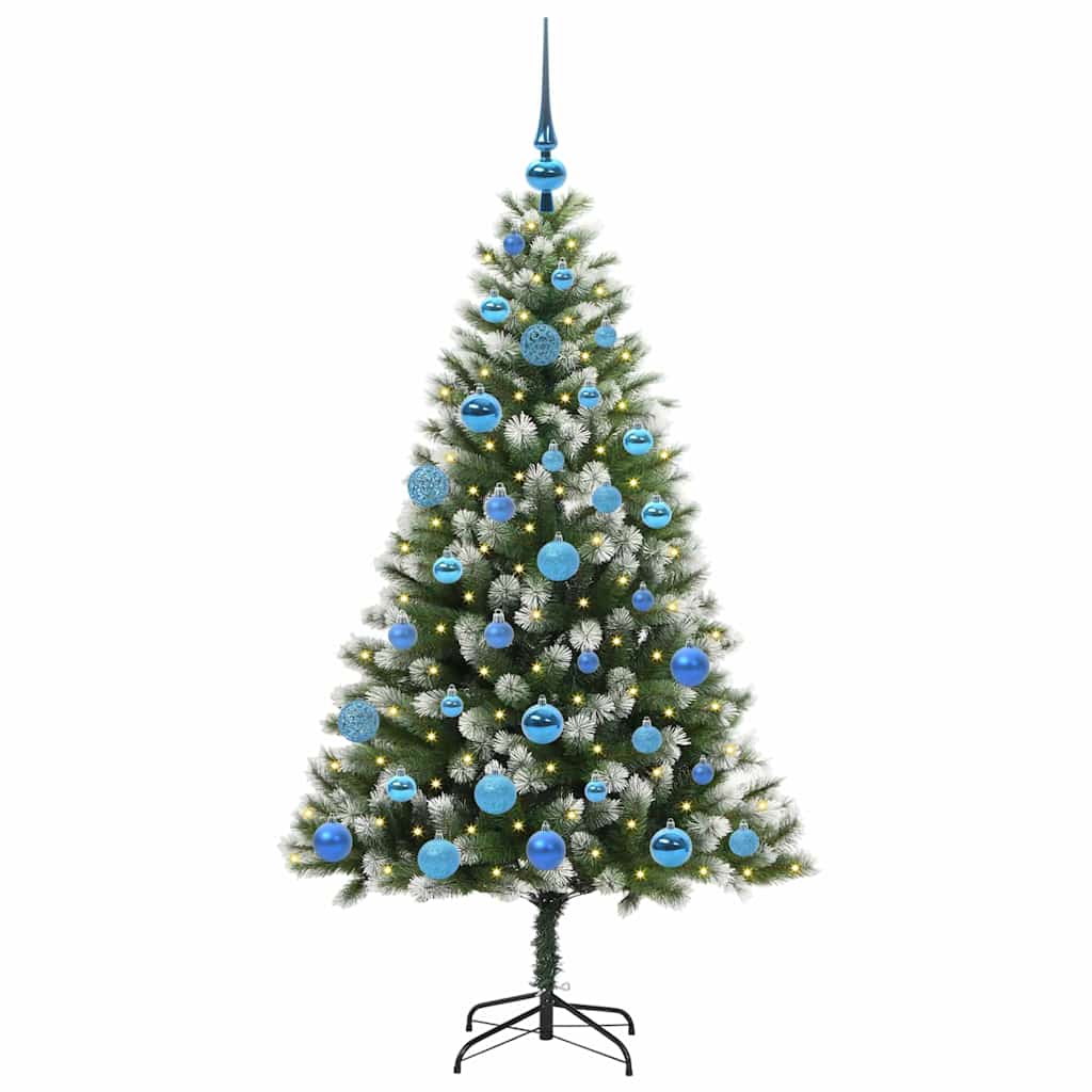 Artificial Flexible Christmas tree DREAM CRYSTAL, with snow-covered branches, 150 cm.