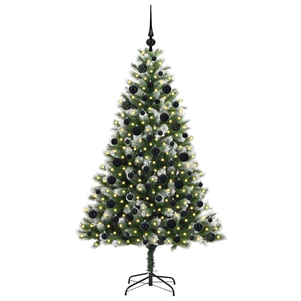 Artificial Flexible Christmas tree DREAM CRYSTAL, with cushioned snow 180 cm.