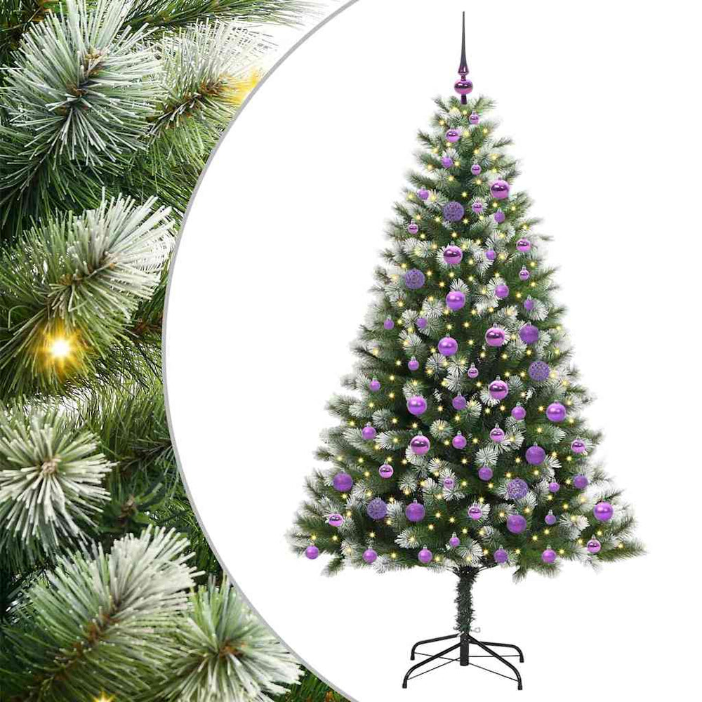Artificial Flexible Christmas Tree DREAM CRYSTAL, with cushioned snow 180 cm.