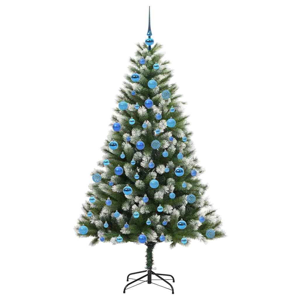 Mākslīgā elastīgā Ziemassvētku egle DREAM CRYSTAL, ar polsterētu sniegu 180 cm.