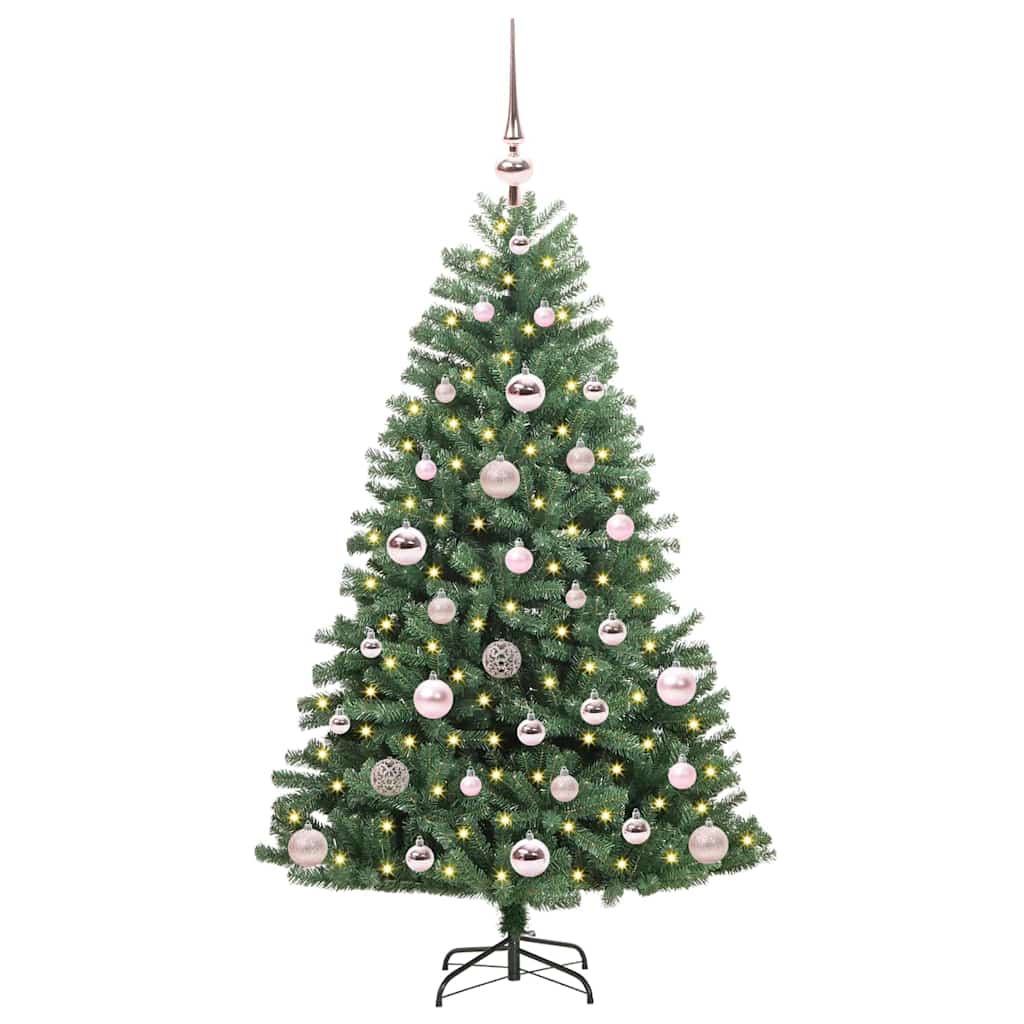 Dirbtinė Sulankstoma Kalėdų Eglutė Žalia 120 cm PVC ir metalas
