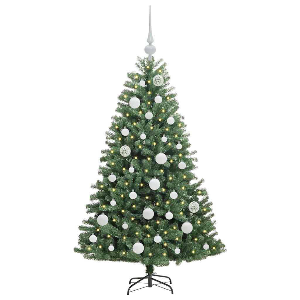 Dirbtinė Sulankstoma Kalėdų Eglutė Žalia 120 cm PVC ir metalas
