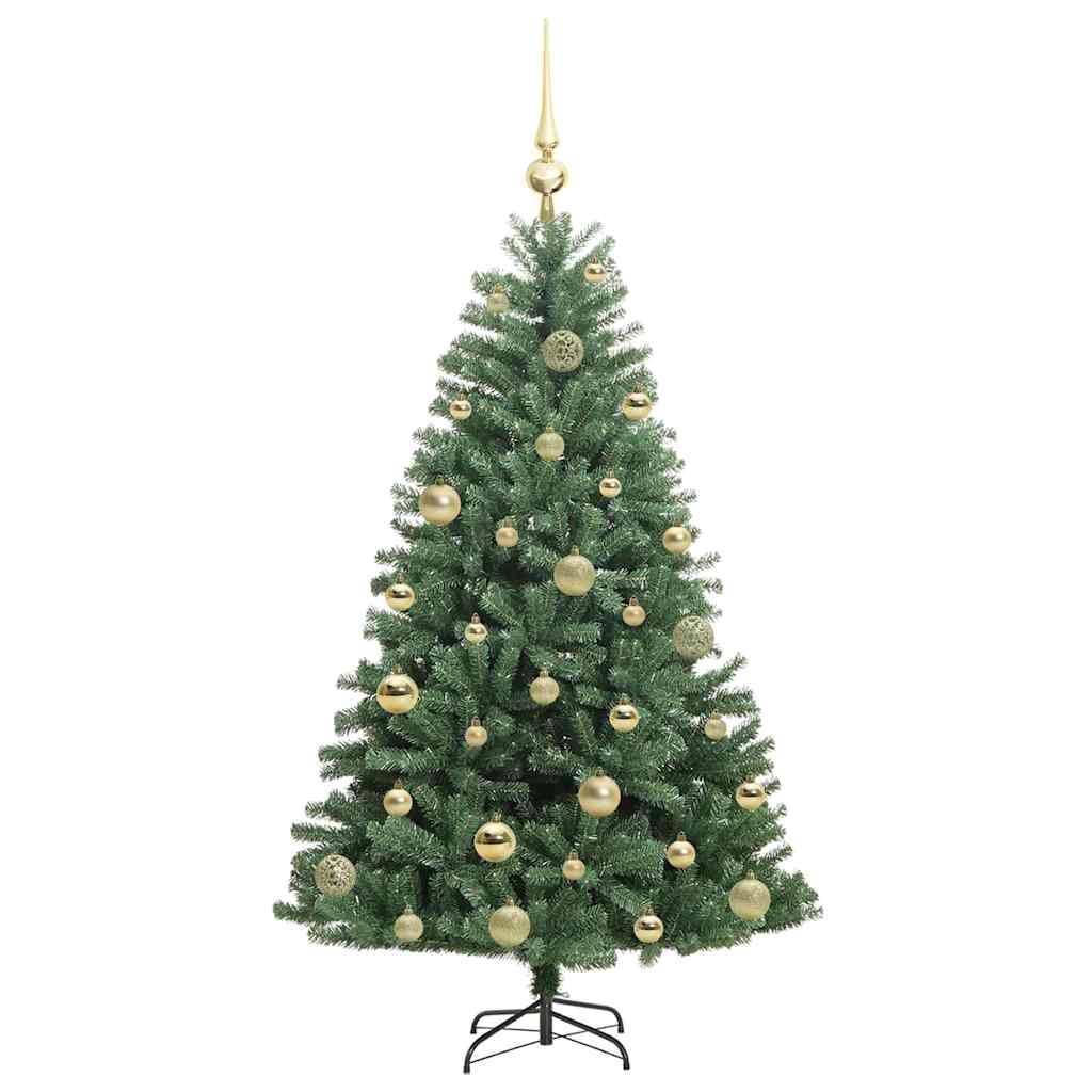 Dirbtinė Sulankstoma Kalėdų Eglutė Žalia 120 cm PVC ir metalas