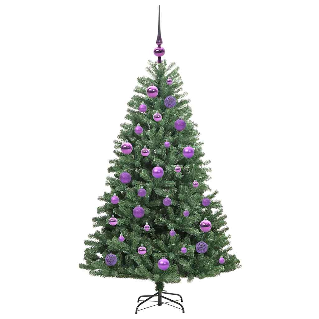 Dirbtinė Sulankstoma Kalėdų Eglutė Žalia 120 cm PVC ir metalas