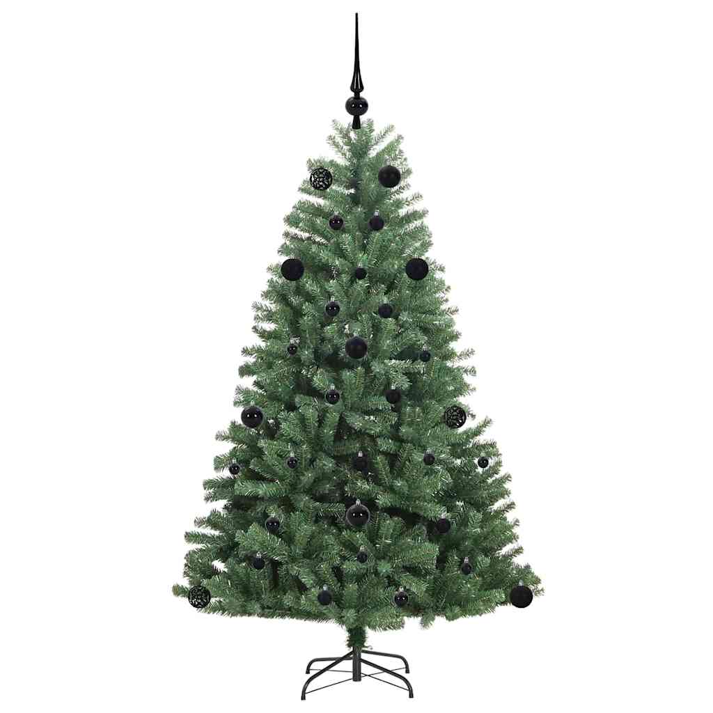 Dirbtinė Sulankstoma Kalėdų Eglutė Žalia 150 cm PVC ir metalas