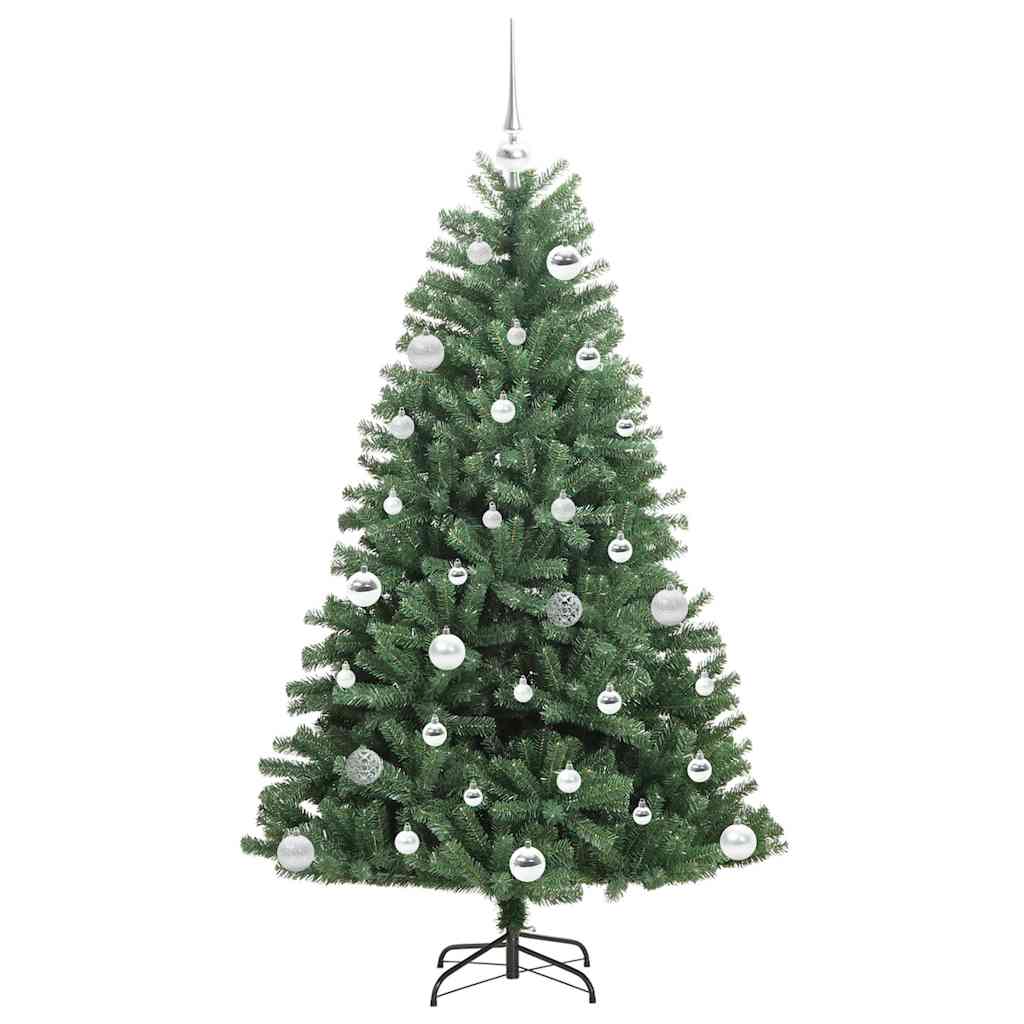 Dirbtinė Sulankstoma Kalėdų Eglutė Žalia 150 cm PVC ir metalas