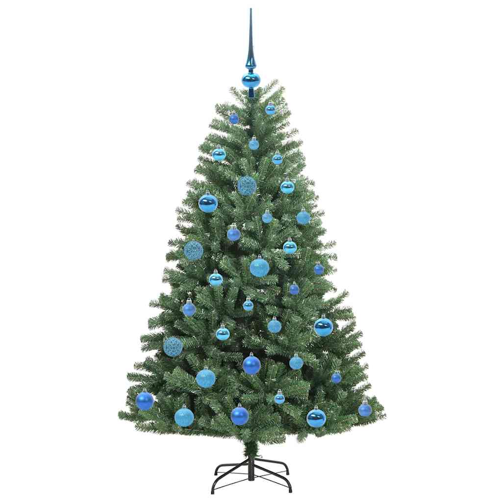 Dirbtinė Sulankstoma Kalėdų Eglutė Žalia 150 cm PVC ir metalas