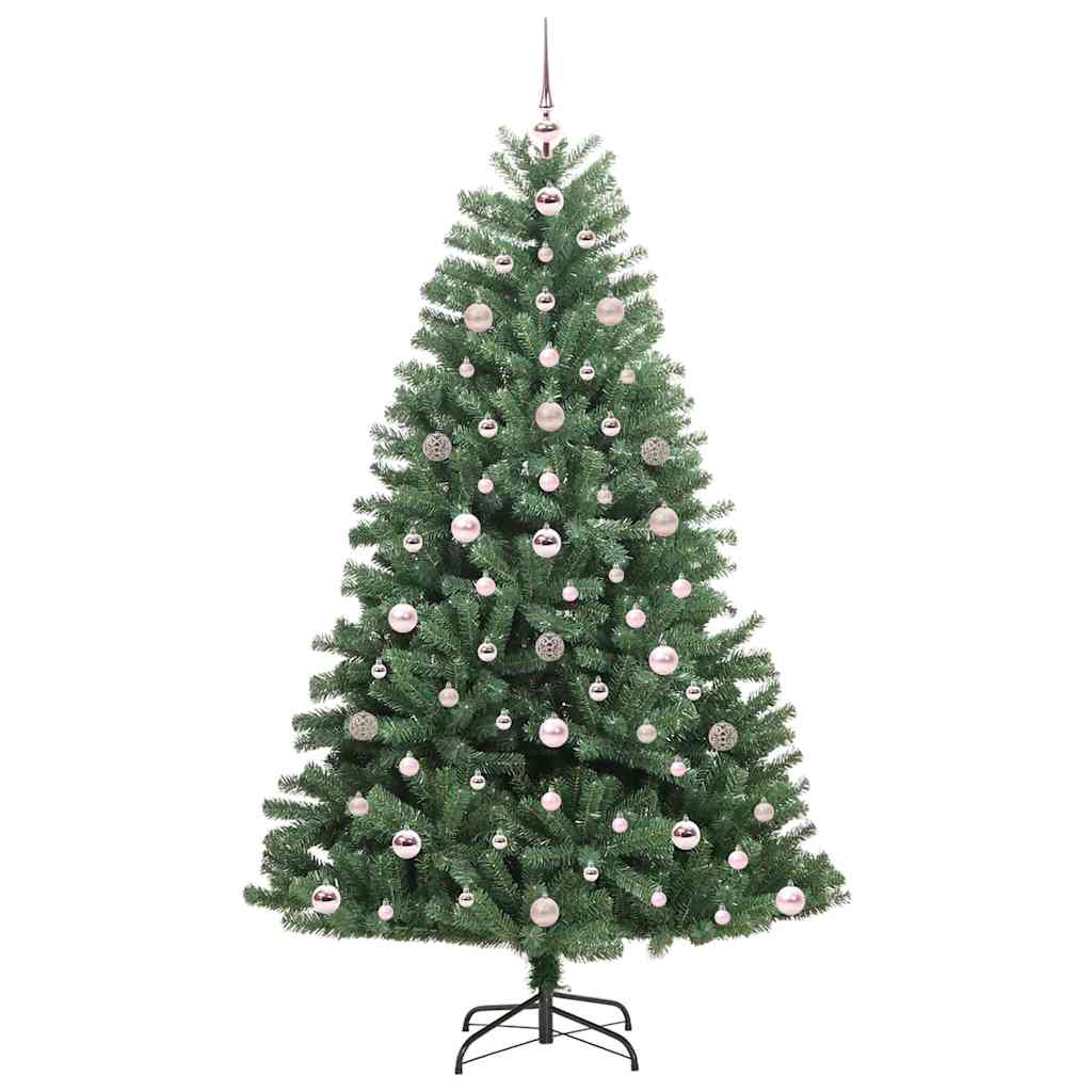 Dirbtinė Sulankstoma Kalėdų Eglutė Žalia 180 cm PVC ir metalas